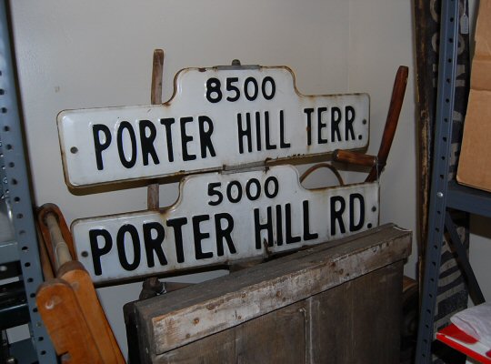 Old La Mesa Street Signs