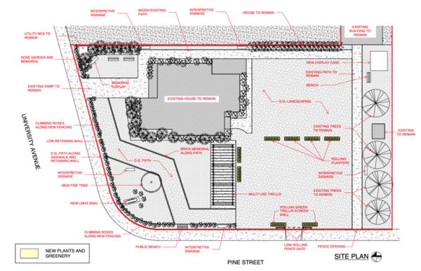 McKinney House Landscape to get an Update